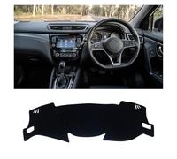 Car Dashboard Cover For Nissan For Qashqai J11 2014-2020 Car Dashboard Sun Shade Cover Instrument Desk Non-slip Mat Accessories Dash Board Mat(RHD Black Side)