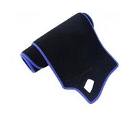 Car Dashboard Cover for Sienna LE XL40 2021-2023, Non-Slip Dash Cover Mat Carpet Anti-UV Sunshade Cushion Pad Anti-Glare Interior Accessories,B/LHD-Blue Edge