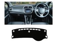 Car Dashboard Cover For Suzuki For SX4 For S-Cross 2013-2015 2016 2017 2018 2019 2020 For Sx4 For Scross Car Dashboard Cover Dash Sun Shade Mat Dash Mat Non-Slip Mats(A RHD Black Side)