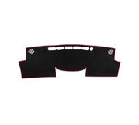 Car Dashboard Cover For Toyota For Prius V Plus For Alpha For Hybrid 2012 2013 2014 2015 2016 2017 2018 2019 Car Dashboard Cover Sun Shade Avoid Light Mat Pad Carpet Dash Mat Cover(A RHD Red Side)