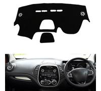 Car Dashboard Cover Mat, Compatible with Renault Captur 2014-2019,Sun Protection Protects Carpet Anti-Glare,RHD