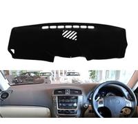 Car Dashboard Cover Mat For Lexus IS250 IS300 IS350 2006-2011 Right And Left Hand Drive Car Dashboard Covers Mat Shade Cushion Pad Carpets Dash Covers(Black Edge,Right Hand Drive)