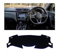 Car Dashboard Cover Mat For Nissan Qashqai J11 2014-2020, Non-Slip Dash Mat Carpet Sun shade Protection Anti-UV Dashmat Pad Avoid Light Mat Inner Accessories,B/RHD-Blue Side