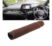 Car Dashboard Cover Mat For Toyota For C-HR For CHR For C HR 2016 2017 2018 2019 2020 2021 2022 2023 Dashboard Cover Avoid Light Pad Carpets Mats Dash Covers(B Brown RHD)