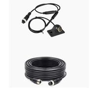 Car Dashboard Cover MCCD 170° Wide Angle AHD 1080P 360° Adjustable Reverse Backup Rear View Camera With 4 Pin Head Cable Adapter Plug Dash Cover(Add 10m Cable)