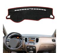 Car Dashboard Cover Protective Avoid Light Carpet Auto Dash Mat Anti-UV Anti-slip Accessories for KIA RIO 2 2005 2006 2007 2008 2009 New Pride Rio5 RIO2)