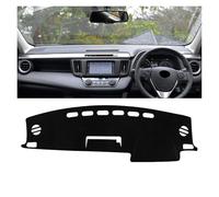 Car Dashboard Covers For Toyota For RAV4 XA40 2013-2018 For Hybrid Car Dashboard Cover Mat Sun Shade Pad Instrument Panel Carpets Accessories Dash Cover Pad(A RHD Black Side)