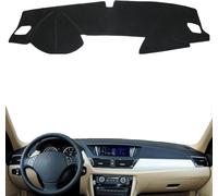 Car Dashboard Dash Cover for BMW X1 I E84 2010 2011 2012 2013 2014 2015,Black Dash Mat Cover Car Accessories Interior Black Silicone Suede