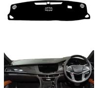 Car Dashboard Dash Cover for Cadillac CT6 2016 2017 2018 2019 2020 2021,Black Dash Mat Cover Car Accessories Interior Black Silicone Suede