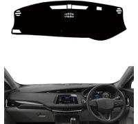 Car Dashboard Dash Cover for Cadillac XT4 2018 2019 2020 2021,Black Dash Mat Cover Car Accessories Interior Black Silicone Suede