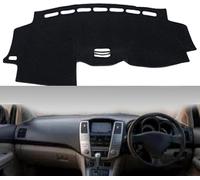 Car Dashboard Dash Cover for Lexus RX RX300 RX330 RX350 2004-2009,Black Dash Mat Cover Car Accessories Interior Black Silicone Suede