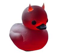 Car Dashboard Decoration Devil Duck, Gothic Duck Desktop Decor, 3D Printed Devil Car Ornaments Dashboard Decorations, Funny Decoration