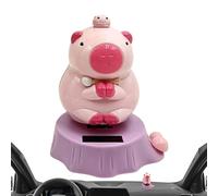 Car Dashboard Decoration - Solar Oscillating Capybara Craft - Bobble-Head Dashboard Decoration for Trucks, SUVs, Campers, Trailers, Tractors, Vehicles and Homes