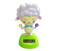 Car Dashboard Decorations Cute Sheep Design Collectible Shaking Toy