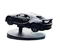 Car Dashboard Decorations - Drift & Turn Mini Car Model Ornament - Dynamic Interactive Automobile Decor for Enthusiasts Vehicle Interior Dashboard Drifting Decorations Accessories Gifts (Black)