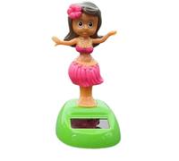 Car Dashboard Decorations, Hawaii Solar Powered Figure for Car, Waterproof Dancing Decorations for Indoor Outdoor Party