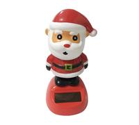 Car Dashboard Decorations | Solar Powered Car Figurines - Santa Claus Figurine with Swinging for Car | For Women Men Party Office Shelf Desk Home