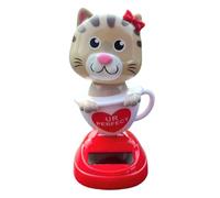Car Dashboard Decorations | Solar Powered Ornaments | Cute Dancing Cat Dashboard Accessories For Vehicles Sedan Truck SUV Camper Interior Home