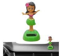 Car Dashboard Decorations,Solar Powered Swinging Hawaiian Girl Dancing Figure Dashboard Decorations | Car Supplies Shaking Desktop Ornaments for Auto