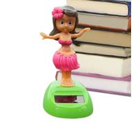 Car Dashboard Decorations,Swinging Girl Dashboard Statue Solar Powered - Waterproof Dancing Figures Table Decorations for Indoor Outdoor Holiday Birthday Parties