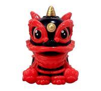 Car Dashboard Lion Ornaments: Solar Powered Lion Figure, Desktop Decoration Lion Shaking Head Solar Power | Chinese Decorations, Dashboard Decoration And Interior