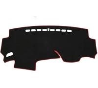 Car Dashboard Mat For Jazz 2014-2018 2019,Anti Slip Dustproof Sunshade Protect Dashboard Cover Dash Cover Mat Accessories,B-Red