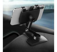 Car Dashboard Mount Holder Clamp with For 360 Degree Rotation for Cell Phone and GPS Navigation Devices