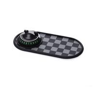Car Dashboard Non-Slip Mat with Integrated Swivel Phone Mount 360 Degree Rotation Enables Flexible Orientation for Navigation and Hands-Free Use (black gray)