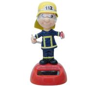 Car Dashboard Ornament Decor, Solar Swinging Firefighter, Solar Dancing Figurines, Novelty Solar Powered Dancing Figures, Solar Toy Ornament, Universa l Fit For Car Interior Accessories