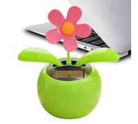 Car Dashboard Ornaments | Solar Powered Swaying Flower - Car Dashboard Accessories Table Decor,for Automotive Vehicle Interior Home Bedroom Living Room Office Desk Table Women Girls