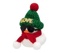 Car Dashboard Rubber Duck - Rubber Duck Car Decoration, Cute Duck with Scarf Novelty Squeeze | Squeeze Duck Car Ornaments, Rubber Duck Toy for Christmas and Room