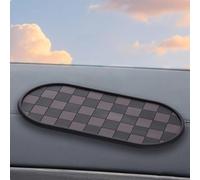 Car Dashboard Sticky Grip Mat for Phones Keys Pens Sunglasses PVC Material with Heat Resistant and Washable Properties for Secure Storage (brown-black)