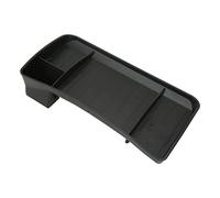 Car Dashboard Storage Box, Behind Screen Storage Box Black TPE Automobile Dashboard Hidden Design with 4 Patch