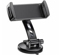 Car Dashboard Tablet Mount Holder Rotatable Suction Cup With Large Clamp Dashboard Phone Stand For 4.7-12inch Tablets Phone Adjustable Arm