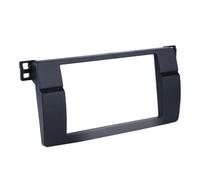 Car Dashboard Trim Frame Car 2Din Audio Panel Modification Panel DVD Navigation Panel Frame, For 3-Series E46 1998-2005