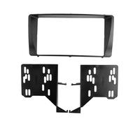 Car Dashboard Trim Frame Car Double Din Radio Fascia With Brackets GPS CD Stereo Panel Dash Mount Kit, For Corolla 2003-2008