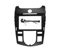 Car Dashboard Trim Frame Car Stereo Radio Fascia DVD MP5 Panel Frame 9 Inch, For KIA, Forte 2009-2012 Auto AC