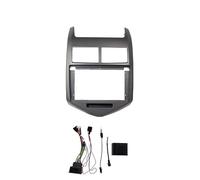 Car Dashboard Trim Frame, For Chevrolet, For Aveo 2 2011-2015 2Din Car DVD Frame Audio Fitting Adaptor Dash Trim Kits Panel 9" (Frame wire)
