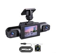 Car Dashcam 360 Degree Full View System 4K Front 1080P Side Rear Cameras Motion Detection Loop Recording 3.16 Inch IPS Screen Wide Angle for Night Vision Auto Video Recorder for Cars(Four lenses)