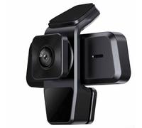 Car Dashcam Featuring Three Cameras for Front Inside Rear Views, Wireless For Wifi for Mobile Playback, Loop Recording, Collision Lock Activation, and Reversing Aid Support