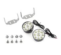 Car Daytime Running Light, 2Pcs Auto White 9-SMD LED Fog Light Headlight