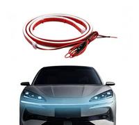 Car Daytime Running Lights for Jeep Compass Gladiator Grand Cherokee,Dynamic Scan Hood LED Light Strip Flexible Light Strip Bonnet Lights Decoration Accessories,blue-180cm