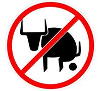 Car Decal 3 No Bull $*** Union Oilfield Construction Square/Round Metal Sign 12x12 inch