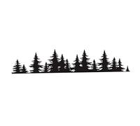 Car Decals, Car Forest Mountain Sticker for Side Body-Stickers Universal Long Size Stickers for All, Vinyl Mountain Decal Side Sticker, Waterproof (Black)