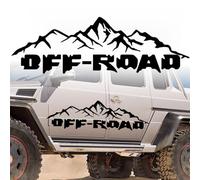 Car Decals Mountain,Cool Auto Stickers Waterproof Vinyl Hood Decal Car Window Stickers Auto Graphics Body Side Door Trunk Decoration for Racing Car SUV Truck Off-Road Vehicle Jeep RV,Black