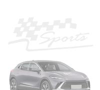 Car Decals with Letters,Sports Car Stickers,Trellis Race Flag Bumper Sticker | Sports Style Automotive Decals, Automotive Exterior Sticker