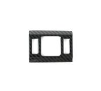 Car Decor Warning Lamp Button Trim Parking Switch Frame Decoration Decal Replacement for Q5 FY 2018-2022 Stainless Steel Interior Accessories Car Moulding Strip Carbon Color(Carbon Color)