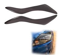 Car Decorate 2 Pcs Car Headlight Eyebrow Cover Trim Head Light Lamp Sticker for Ford for Focus for MK3 2012-2014 2013