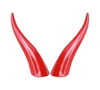 Car Decoration - 2 Pieces Car Decoration | PU Horn Stickers - Dragon Devil Horn Roof Unique Vehicle Decorative Ornaments for Sedan SUV for Halloween Holiday Road