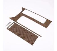 Car Decoration Accessories ABS Plastic Center Console Panel Cover Trim For Land For Rover For Range For Rover For Sport 2014-2017 Interior Decoration Strips(Sand Wood Grain)